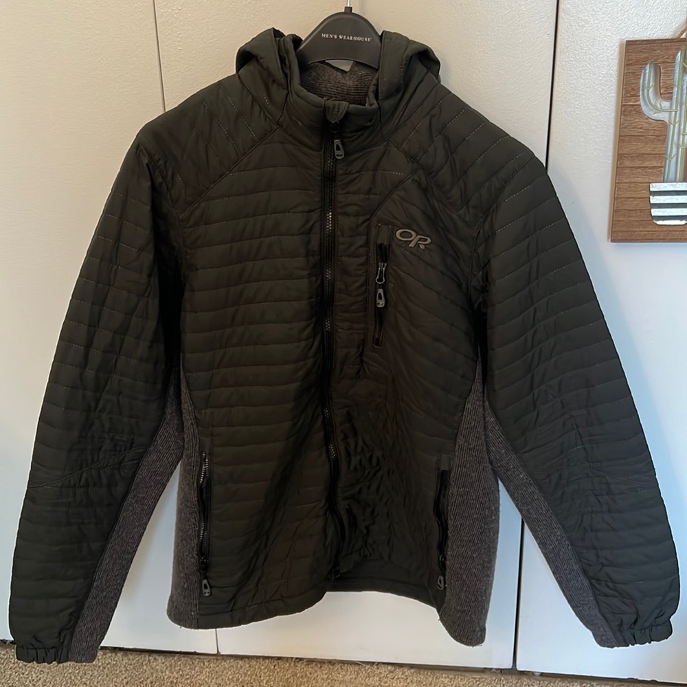 Mens large Outdoor Research Insulated Hoodie